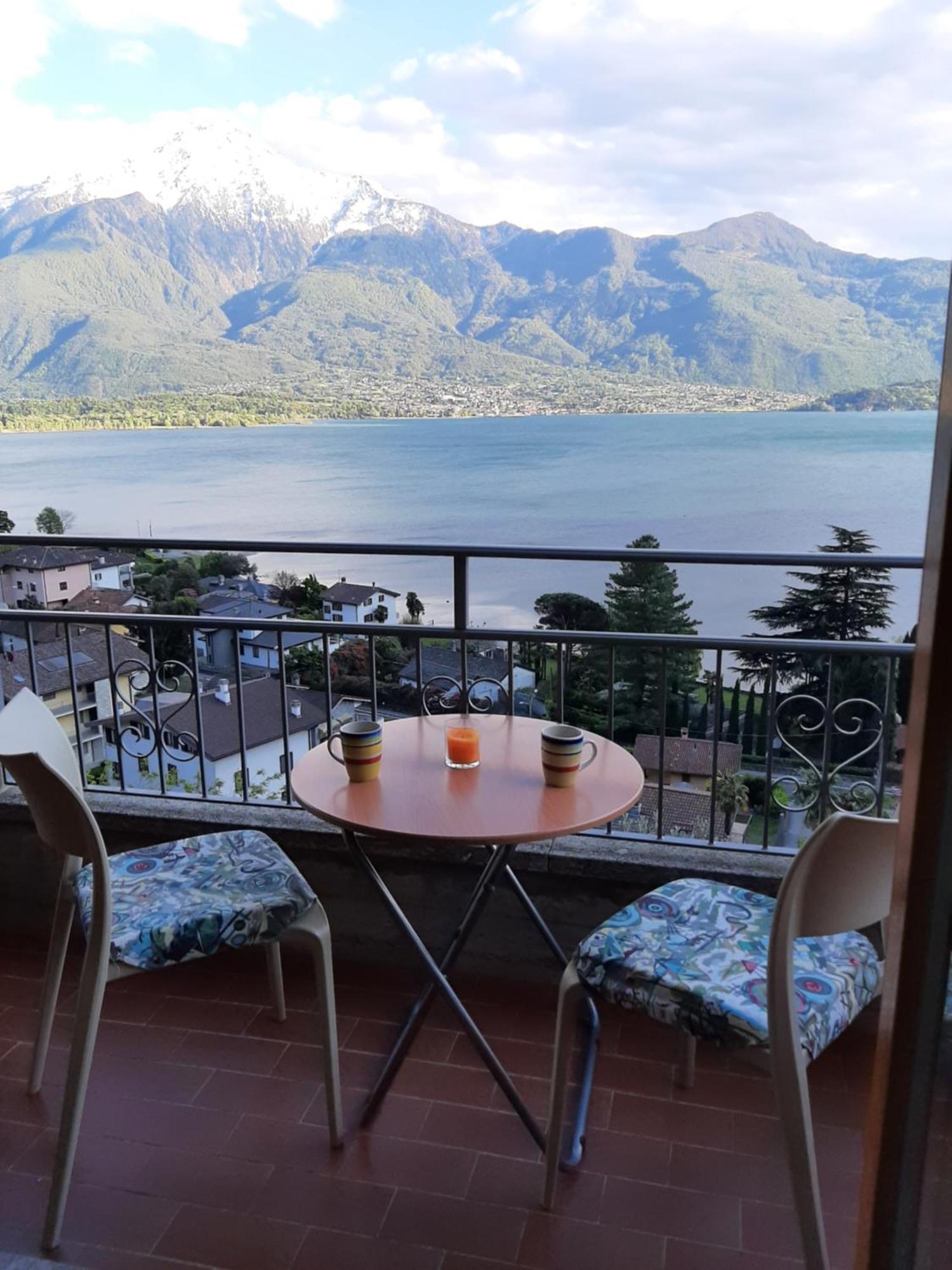 Cima Lago Gera Lario Bagian luar foto